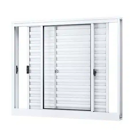 Janela de alumínio branco quarto - Riobras Alumínio