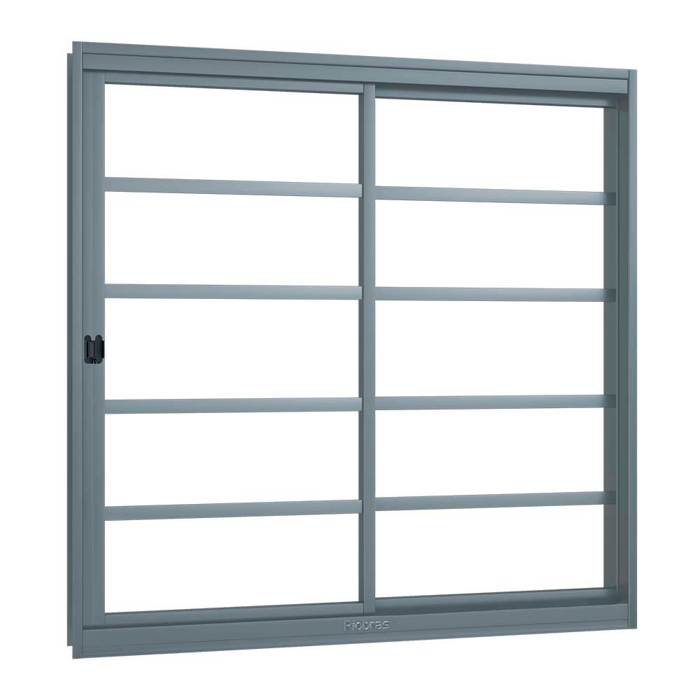 Janela de aço de correr 2 folhas - Riobras Aço