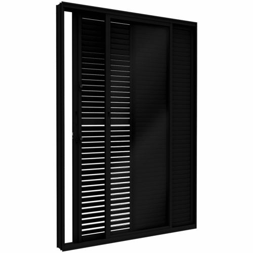 PORTA DE ALUMÍNIO 3 FOLHAS BALCÃO MULTIFLEX