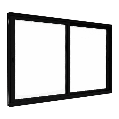 Janela de alumínio branca 2 folhas móveis - Lucasa Eccellente